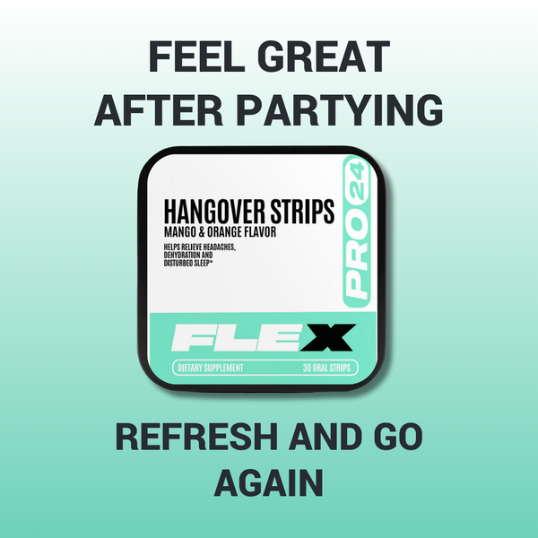 Hangover Relief: How FLEXPRO24 Hangover Strips Can Save Your Day