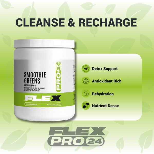 Detox Naturally: The Power of FLEXPRO24's Ultra Cleanse Smoothie Greens