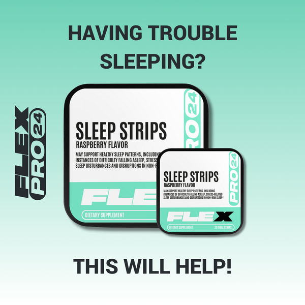 The Benefits of Natural Sleep Aids: Why You Should Try FLEXPRO24 Sleep Strips
